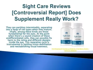 Sight Care Reviews (1)