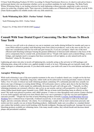 The 12 Best Teeth Lightening Kits Of 2024, Evaluated And Examined