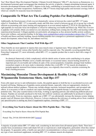Does Bpc-157 Aid For Body Building Pdf