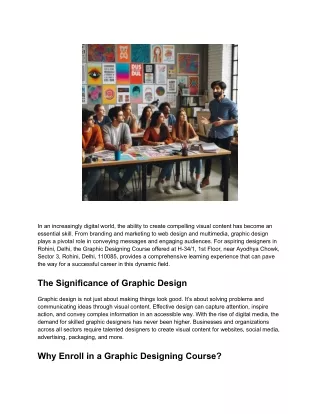 Graphic Designing