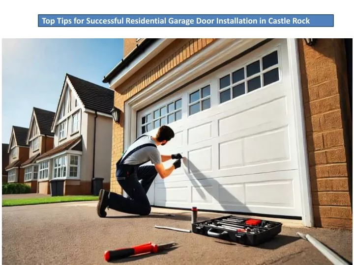 top tips for successful residential garage door