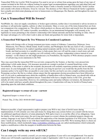 Wills In India- Crucial Aspects And Legal Demands Legal Advancements