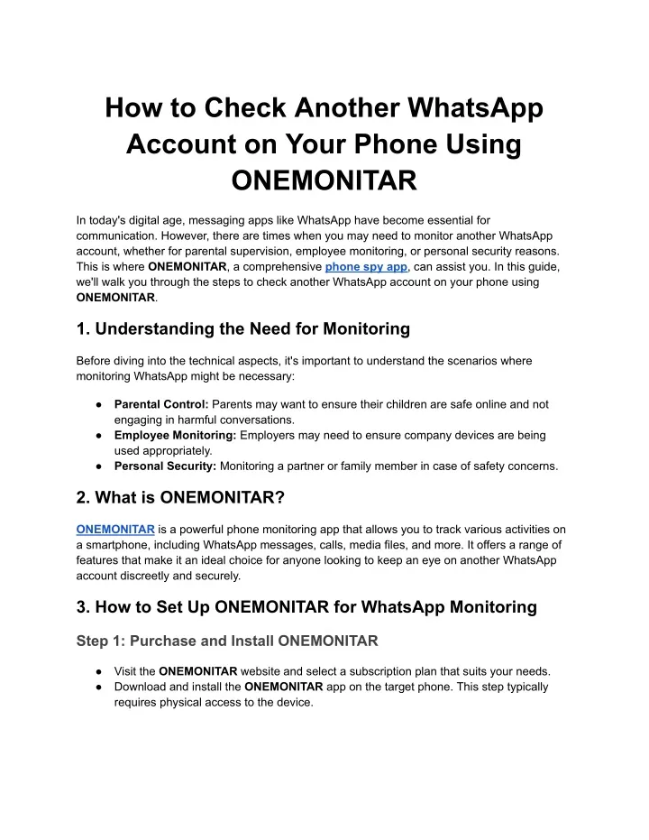 how to check another whatsapp account on your