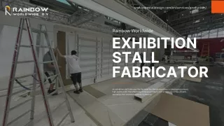 Exhibition stall fabricator