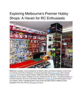 Exploring Melbourne’s Premier Hobby Shops_ A Haven for RC Enthusiasts (1)