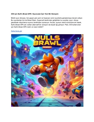 ios i in null s brawl apk oyuncular in yeni