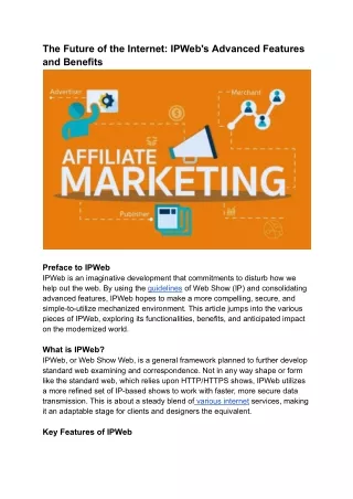 The Future of the Internet_ IPWeb's Advanced Features and Benefits