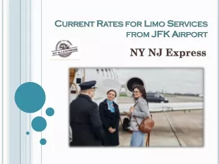 Current Rates for Limo Services from JFK Airport