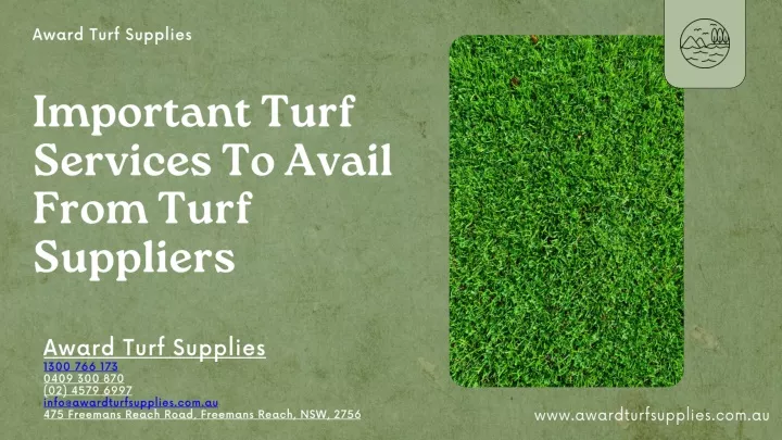 award turf supplies