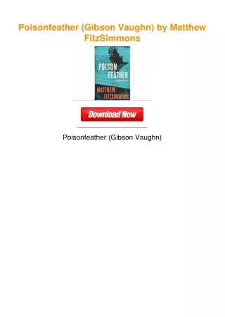 Poisonfeather (Gibson Vaughn) by Matthew FitzSimmons