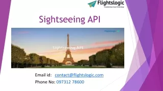 Sightseeing API