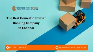 Best Courier Booking Service Provider in Chennai