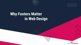 Why Website Footers Matter