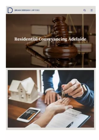 Residential Conveyancing Adelaide