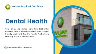 Kalmar Dent USA: Your Premier Source for Dental Equipment and Supplies
