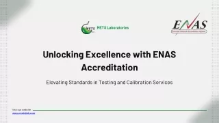 Excellence with ENAS Accreditation