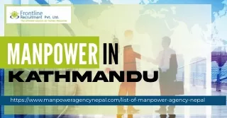 Efficient Manpower in Kathmandu by Frontline Recruitment