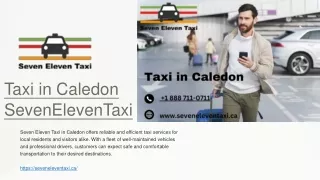 Taxi in Caledon