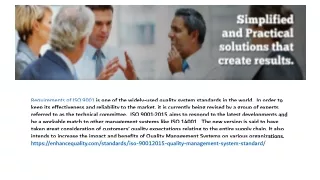 requirements of iso 9001 is one of the widely