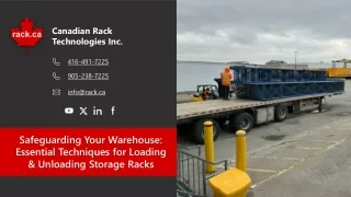 Safe and Efficient Loading and Unloading Techniques for Storage Racks