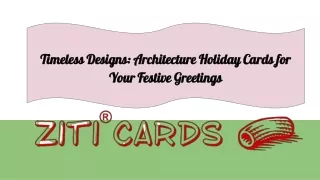 Timeless Designs_ Architecture Holiday Cards for Your Festive Greetings