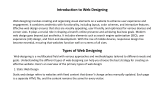 web designing course in chandigarh