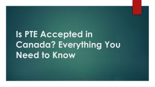 is pte accepted in canada everything you need