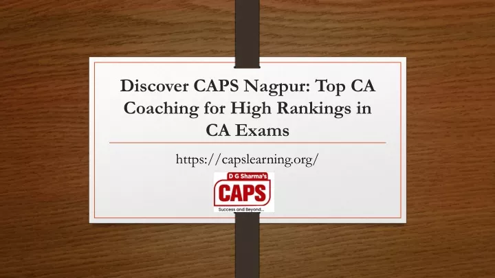 discover caps nagpur top ca coaching for high rankings in ca exams