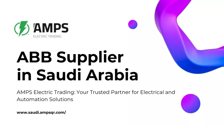 abb supplier in saudi arabia