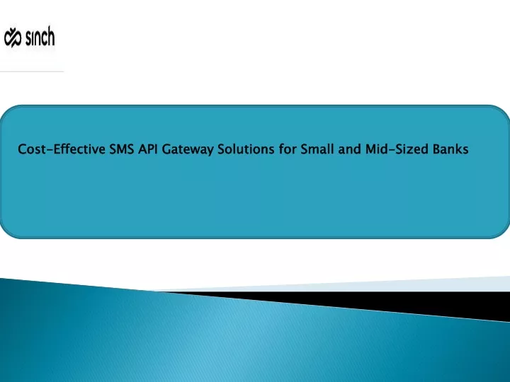 cost effective sms api gateway solutions