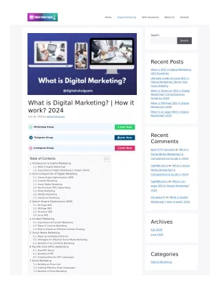 What is Digital Marketing  How it work