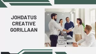 Johdatus Creative Gorillaan