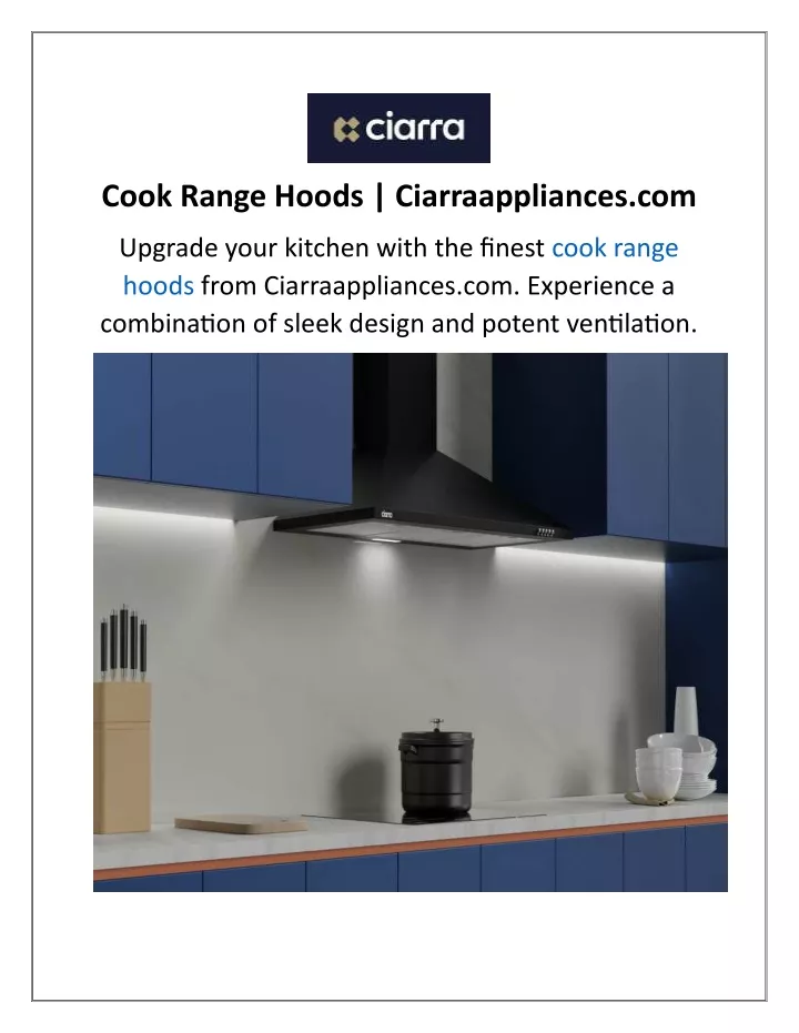 cook range hoods ciarraappliances com