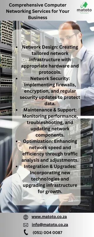 Comprehensive Computer Networking Services for Your Business