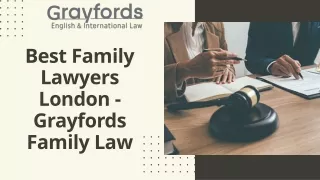 Best Family Lawyers London - Grayfords Family Law