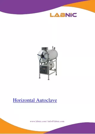 horizontal autoclave