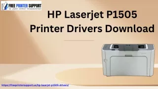 HP Laserjet P1505 Printer Drivers – Download