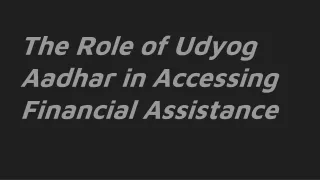 The Role of Udyog Aadhar in Business Expansion