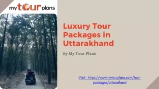 Luxury Tour Packages in Uttarakhand