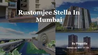 Rustomjee Stella Mumbai, Bandra East, Khernagar | Buy 2 & 3 BHK Apartments