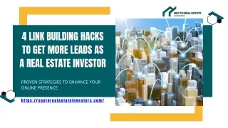4 link building hacks to get more leads as a real