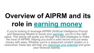 best strategy to Easily Make AIPRM Record and Put away Money
