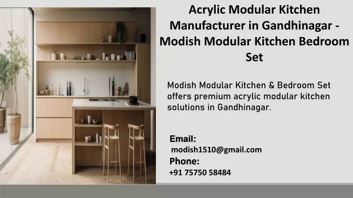 acrylic modular kitchen manufacturer