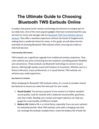 the ultimate guide to choosing bluetooth
