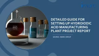 Hydroiodic Acid Manufacturing Plant Project Report