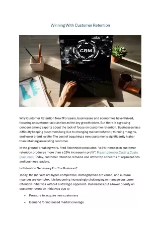 winning with customer retention