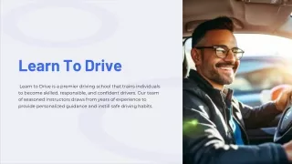 learn to drive