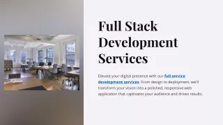 full-service development services