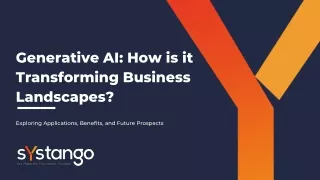 generative ai how is it transforming business