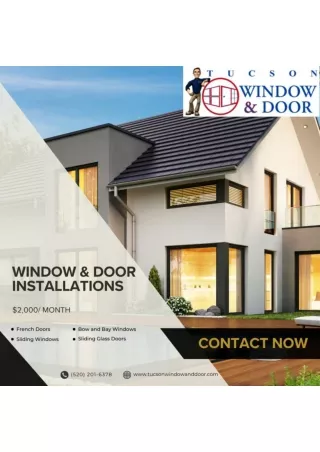 Exterior Windows And Doors For Your Home At Tucson's Window And Door, Tucson, AZ